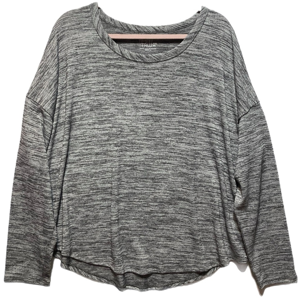 Time & Tru XXL (20) oversized lightweight spacedye sweater EUC 11020